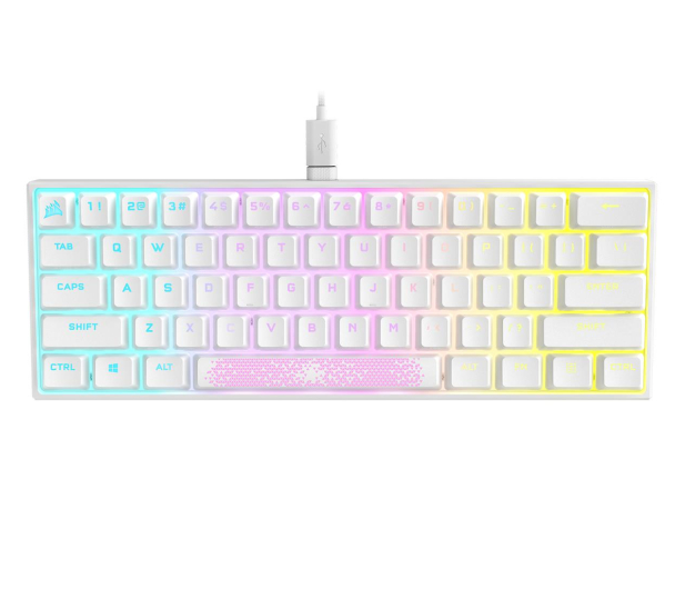 CORSAIR K65 Mini White RGB Red - 697186 - zdjęcie